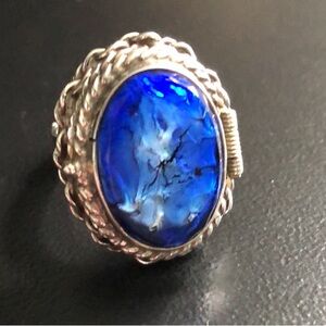 Vintage Silver Poison Box Ring